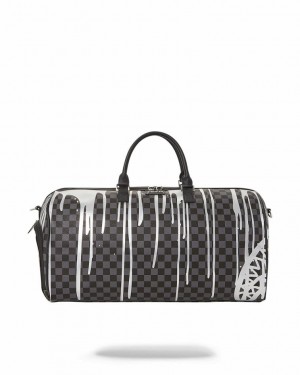 Brown Men's Sprayground Chateau Ghost Duffle Bags | DTPO84726